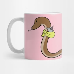 Snake and mouse outing Mug